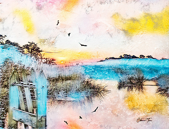 Misty Morning Marsh #1