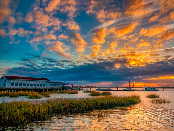 Jekyll Island Marina Sunset