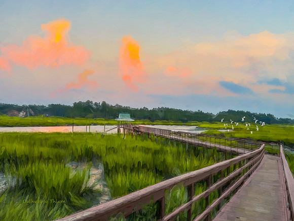 Okatie River Sunset