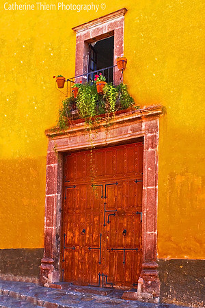 Flower Above Door
